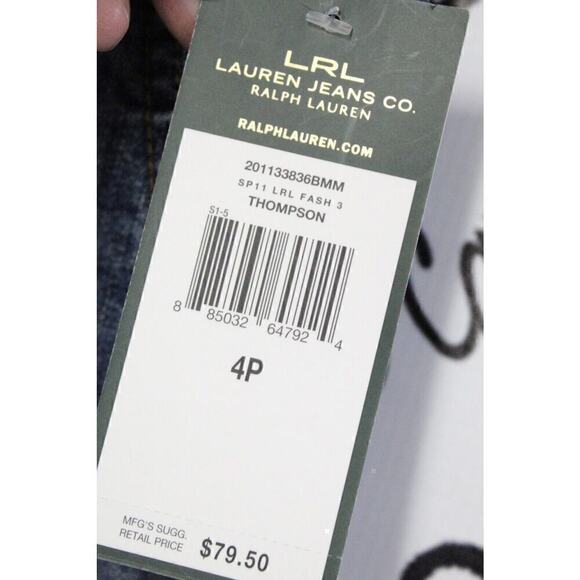 Women's Ralph Lauren Green Label LRL Thompson Denim Jeans Sz 30x31 4P NWT $79 - Picture 3 of 4